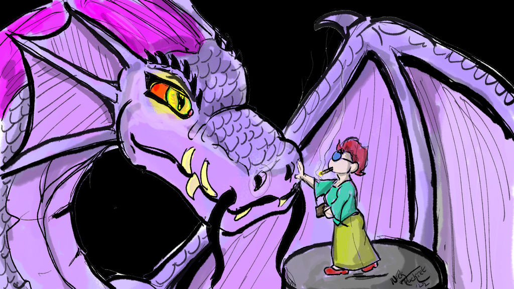 Donna and Dragon by Nick Tockert Main Page Image